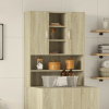 zahrada-XL Skrinka na práčku dub sonoma 70,5x24x90 cm 849648