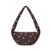 STUDIO NOOS - Puffy Mini Cross Body Bag | Brown Hearts