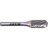Fréza EXTOL INDUSTRIAL fréza karbidová, valcová s guľovým čelom, pr.12x25mm/stopka 6mm, 8703725 (8703725)
