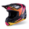 Prilba ALPINESTARS SUPERTECH S-M7 RISE (čierna/žltá/ružová fluo) XL
