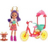 Mattel Enchantimals Hracia súprava na kolieskach Bábika Danessa