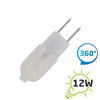 Žiarovka LED G6,35 2835-12SMD, 1,5W - biela teplá