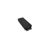 ICY BOX IB-HUB1703-QC3, 7 Port USB 3.2 Gen 1 mit 1x QC 3.0 u. 2x BC 1.2 Ladeanschl. 10 portů USB 3.0 hub čierna; IB-HUB1703-QC3