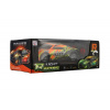 Auto RC závodné 27MHz plast 20cm na batérie so svetlom 3 farby v krabici 27x10x13cm