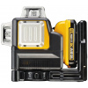 DeWALT křížový laser, 3 x 360 ° zelený paprsek DCE089D1G