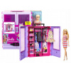 Mattel HJL66 Barbie Súprava šatníka s bábikou a doplnkami (BARBIE OBLEČENIE ŠATNÍK ŠATNÍK + bábika + oblečenie pre bábiku Barbie HJL66)