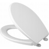 WC sedadlo MKW s pomalým zatváraním, biele, duroplast, 44,50 x 36,60 cm