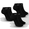 GymBeam Ponožky Ankle Socks 3Pack Black - XL - černá