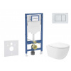 GEBERIT - Duofix Set předstěnové instalace, klozetu Oudee Vortex a sedátka softclose, tlačítko Sigma30, bílá/bílá mat SANI11CA3178B