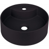 Deante Silia, umývadlo na dosku s otvorom na batériu 360x360x125mm, čierna matná, DEA-CQS_NU4B