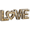 Globo 29976 LED dekoratívne stolné svietidlo Love 24x0,06W - drevo