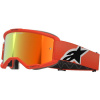 ALPINESTARS okuliare VISION 5 CORP 2025, oranžové, zrkadlové červené plexi