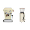 Ascaso Dream PID, Sweet Cream + ECM C-Manuale 54, cream, oliva