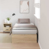 zahrada-XL Rám postele s úložným priestorom Sonoma dub 75 x 190 cm z dreveného kompozitu 3335415