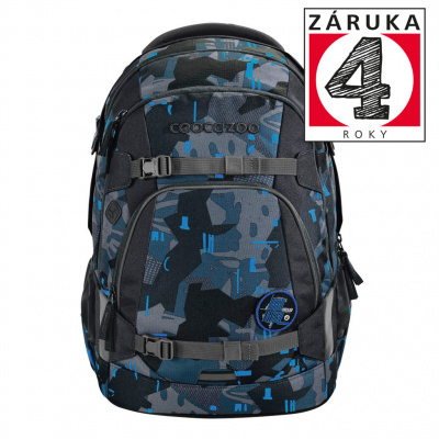 Školský ruksak coocazoo MATE, Blue Craft, certifikát AGR - HAMA 211318
