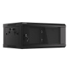 Nástěnný rack 19'' 4U 600X450mm černý flat pack WF01-6404-10B Lanberg