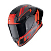 Moto přilba SCORPION EXO-R1 EVO II AIR VITAL černo/stříbrno/červená - Velikost S