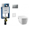 Geberit SET Kombifix 110.302.00.5+ WCzávesné Tece One sprchov.Rimless+sedSC+Sigma01ChrMat 110.302.00.5 NT3