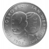 Stříbrná mince 200 Kč k 100. výročí narození Jana Wericha a Jiřího Voskovce 2005 Standard