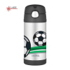 Thermos Detská termoska so slamkou - futbal