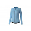 Shimano dámsky cyklistický dres s dlhým rukávom ELEMENT LONG, modrá S