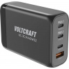 VOLTCRAFT UC-3C1A140W02 USB nabíječka 140 W 3x USB-C®, 1x USB A Počet výstupů: 4 x GaN, USB Power Delivery (USB-PD) , Rychlonabíječka
