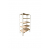 Meets-ecommerce UG Kovový regál 155x110x50, 4-6 políc Farba: Biela, Počet polic: 5 políc