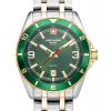 Hodinky Swiss Alpine Military 7034.1144 Mens Watch Sierra two tone green 42mm 10ATM