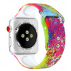 Športový silikónový remienok Paints pre Apple Watch Series (38/40/41/42 mm) Číslo: 2