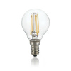 LED FILAMENT žiarovka - SFERA - E14, Teplá biela, 4W, 480lm