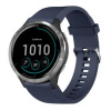 FIXED Silikonový řemínek Silicone Strap pro Garmin QuickFit 20mm, modrý