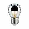 Paulmann LED kapka 4,8 W E27 zrcadlový svrchlík stříbrná teplá biela stmívatelné