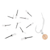 Zfish Trn Bait Spike Silicone Holder 10 ks - L 15 mm