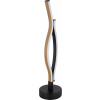 Globo Lighting Geronimo stolová lampa 2x12 W čierna-dreva 67206TW