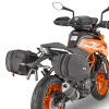 TE7707 podpery bočných tašiek KTM Duke 125-390 (17-20), čierne pre systém EASYLOCK