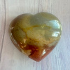 Nefertitis Jaspis polychrómne srdce Madagaskar 3 NF60545 - cca 8,6 x 8,1 cm, 291,2 g