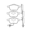 Brembo Predné Brzdové platničky na kotúč 288*25 - 7M3698151