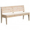 ROJAPLAST POOL Drevená lavica, 150 x 76 x 50 cm, prírodná ROJAPLAST POOL1