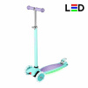 Detská trojkolesová kolobežka NILS Fun HLB1310 s LED fialová