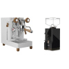 Lelit MaraX3 PL62X3, white + Eureka Mignon Turbo, BL black