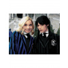 Diamantové maľovanie - WEDNESDAY ADDAMS A ENID Rámovanie: vypnuté plátno na rám, Rozmer: 40x50 cm