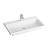 Ravak Comfort umývadlo 80x46 cm obdĺžnik umývadlo na nábytok biela XJX01280001