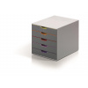 Durable Varicolor 5 box 5 zásuviek sivý