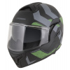 přilba MultiFlip Korp, CASSIDA (černá matná/zelená/šedá, vel. L)