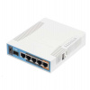 MikroTik hAP ac, 720MHz CPU, 128MB RAM, 5x LAN, 2.4+5GHz,Wi-Fi 802.11b/g/n/ac, SFP slot, vrátane. L4 (RB962UiGS-5HacT2HnT)