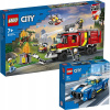 LEGO CITY 60374 Terénne hasičské auto (LEGO City 60374 Terénne hasičské auto + City 60312 Policajné auto)