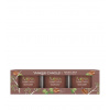 Yankee Candle Praline & Birch votívna sviečka v skle 3 x 37 g