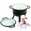 Kotlík na guláš - Liatinový hubový kotol 12l (Liatinový hubový kotol 12l)