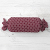 Biante Vankúš valec bonbon Sandra SA-339 Biele bodky na tmavo červenom 15x80 cm