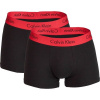 Calvin Klein TRUNK 2PK čierna,červená Pánske boxerky M